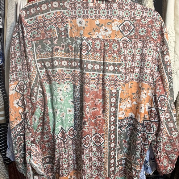 Ruby Rd. Multicolor Patterned Blouse - Picture 2 of 2